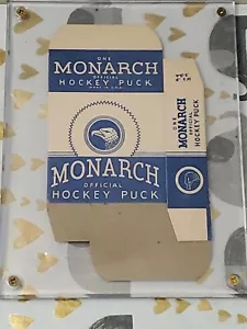 Box Hockey Puck Vintage anni 40 50 Marca Monarch Regolamento Ufficiale Ottimo ๐ - Foto 1 di 8