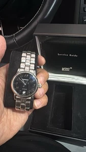 MONTBLANC Meisterstuck 7019 Black Automatic Stainless Steel - Picture 1 of 1