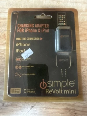 Adaptador de carga iSimple ReVolt MINI 5 voltios para modelo seleccionado de iPod y iPhone Foto 1 de 2