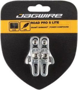 Jagwire Road Pro S Silver Brake Pads for SRAM & Calipers | Power Rubber Compound - Picture 1 of 1