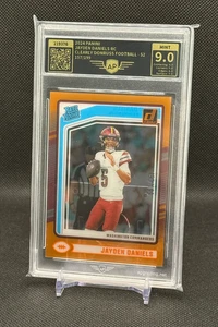 Jayden Daniels RC Orange /199 Panini Donruss Clearly Football 2024 Commanders - Bild 1 von 2