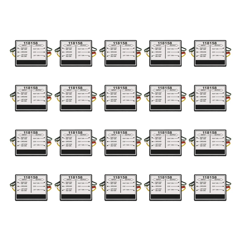 Convertidor de luz trasera Tekonha (paquete de 20) para conectar vehículos de remolque con sistema de 2 cables Foto 1 de 1