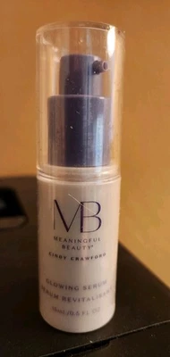 MEANINGFUL BEAUTY *GLOWING SERUM* by Cindy Crawford .5 oz / 15 ml - Image 1 of 4