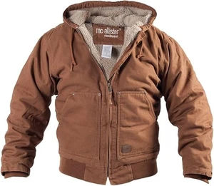 Ranger Jacke Montana Winterjacke mit Kapuze Innenfutter Reißverschluss Taschen - Bild 1 von 8