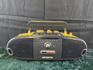 Vintage 90er Wilson Sport Ghettoblaster Radio Kassette selten gelb - Bild 1 von 5