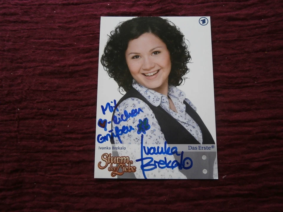 Autogrammkarte "Ivanka Brekalo" in: Sturm der Liebe - Bild 1 von 1