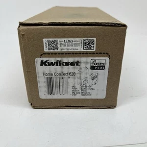 Kwikset Home Connect 620 Keypad connected Smart Lock Satin Nickel New In Box - Picture 1 of 3
