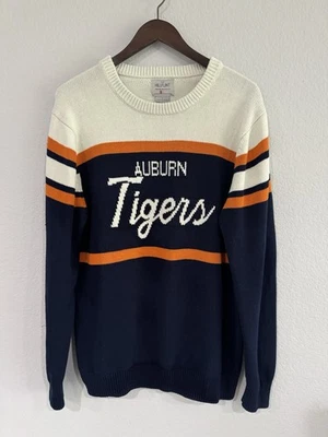Hillflint Auburn Tigers Varsity Knit Crewneck Sweater NCAA Men’s Size Large - Image 1 of 4