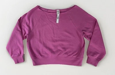 NUEVO CON ETIQUETAS Victoria Secret Mujer’s Ivy Polar Fuera del Hombro Sudadera Rosa Talla S Foto 1 de 3
