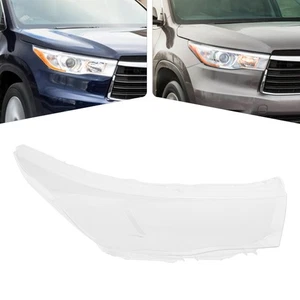 Right Side Headlight Lens Cover Headlamp Lens Cover for 15-17 Toyota Highlander - Imagen 1 de 22