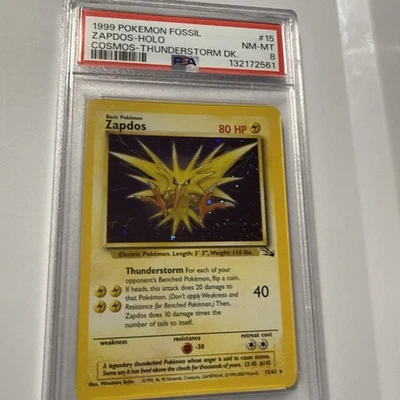 Pokémon  Zapdos Holo Rare Cosmos Thunderstonestorm Dk PSA 8￼ - Image 1 of 3