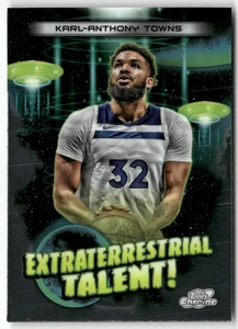 2024 Topps Cosmic Chrome NBA No. ET-7 Karl-Anthony Towns Extraterrestrial Talent - Bild 1 von 2