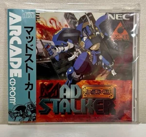 Mad Stalker for Arcade Card PC Engine Turbo Duo w/Obi & Postcard Excellent JPN - Picture 1 of 5