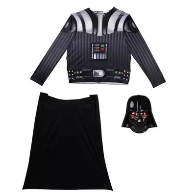 Disney Star Wars Adulto Darth Vader Halloween Disfraz S/M Top Máscara Capa Jazwares Foto 1 de 4