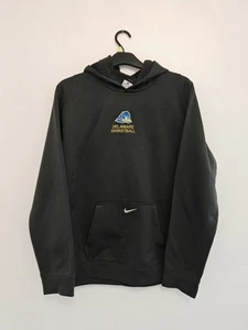 NIKE Mens Therma-Fit Hoodie Delaware Basketball Blue Hens 2XL Dark Grey Silver  - Picture 1 of 8