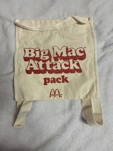 VINTAGE BIG MAC ATTACK PACK MCDONALD'S CANVAS BACKPACK - Picture 1 of 5