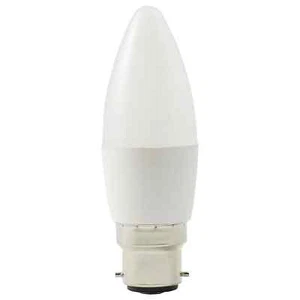 1x 5W (=40W) LED Candle Light Bulb Diall Bayonet BC B22 Warm White 2700K Lamp - Picture 1 of 1