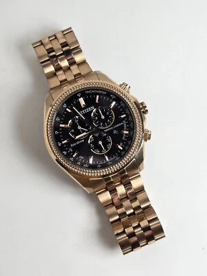 Citizen Eco-Drive BL5563-58E 44mm Stainless Steel Rose Gold Watch - Image 1 of 4
