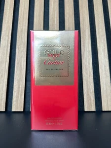 Must de Cartier Gold 100 ml Eau de Parfum Natural Spray NEW SEALED - Foto 1 di 3