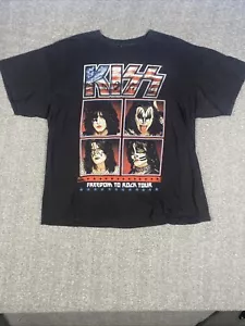 Kiss Freedom to Rock Tour 2016 T-shirt Tee Size 2 XL Band Retro - Picture 1 of 6