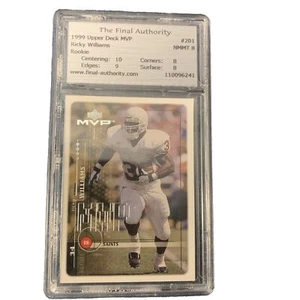 1999 Upper Deck MVP - #201 Ricky Williams (RC). Neu mit Etikett 8 - Bild 1 von 2
