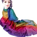 Tassel Silk Scarf Paisley Headkerchief Women Hijab