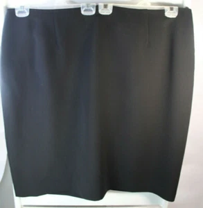 Jones New York Damengröße 24 schwarz Stretch Bleistiftrock Kollektion platinfarben - Bild 1 von 5