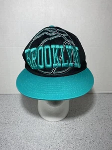 Cappello berretto Brooklyn Nets basket NBA KB ETHOS snapback verde ricamato - Foto 1 di 5