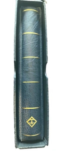 New Lighthouse/Leuchtturm Perfect T-Bar Luxury Padded Blue Stamp Album+ Slipcase - Picture 1 of 10