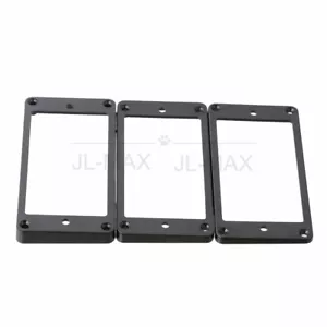 Schwarze schräge & flache Humbucker Pickup Rahmenringe für Gibson Gitarren-Pickups - Bild 1 von 8