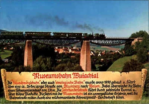 Bahn Transport & Verkehr Motiv-Postkarte Mutachtal Eisenbahn Museumsbahn Zug - Picture 1 of 2