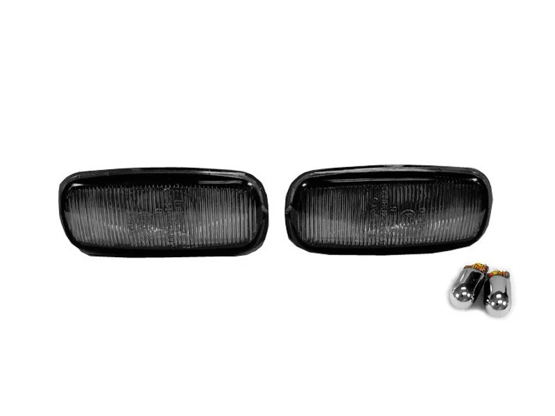 DEPO Smoke Fender Side Marker Light + Chrome Bulbs For 1999-2001 Audi A4 B5.5 - Image 1 of 1