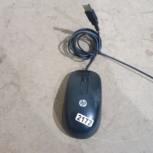 HP 672652-001 Mofyuo Black Wired 2-Button Scroll Wheel USB Optical Laser Mouse - Picture 1 of 4