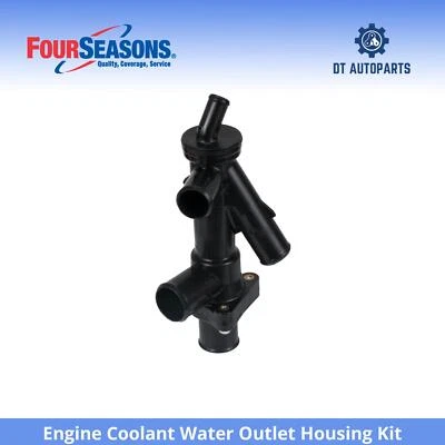 For 2006-2009 Mercury Milan Engine Coolant Water Outlet Housing Kit 4 Seasons - Image 1 of 4