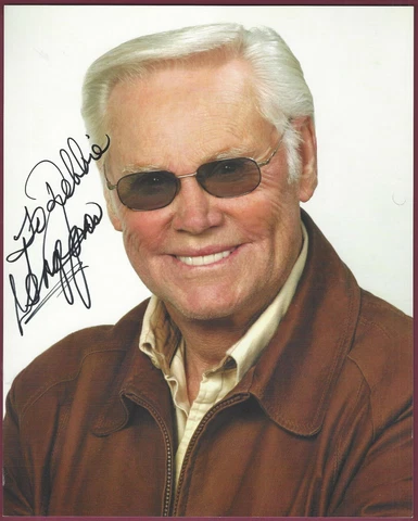 George Jones, Country Singer, Signed 8" x 10" Photo, COA, UACC RD 036 Cover