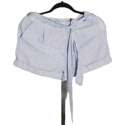 Shein blue&white Small  striped beach shorts Casual - Image 1 of 4