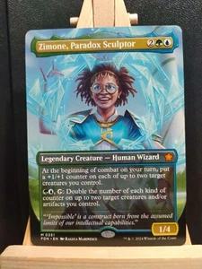 Zimone, Paradox Sculptor (Borderless) - Foundations - Mythic - NM (siehe Bilder) MTG - Bild 1 von 3