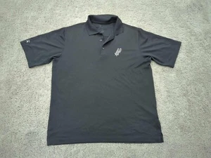 San Antonio Spurs Poloshirt Herren Medium Kurzarm NBA Antigua Schwarz - Bild 1 von 7
