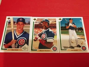 1991 Upper Deck Chicago Cubs 3 card lot - Picture 1 of 2