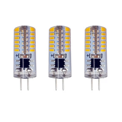 3x G4 LED 12V / 24V 1,9W dimmbar 48 SMDs (10-30V) warmweiß Leuchtmittel - Bild 1 von 4