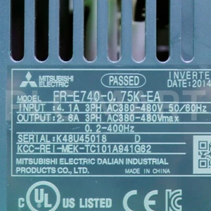 (USED) Mitsubishi FR-E740-0.75K-EA 1HP Inverter FEDEX Free shipping! - Picture 1 of 8
