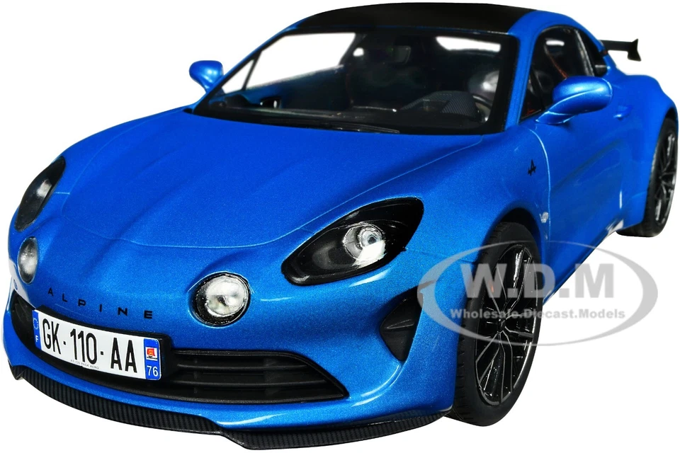 2023 ALPINE A110S PACK AERO BLEU ALPINE BLUE 1/18 DIECAST CAR BY SOLIDO S1801622