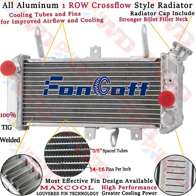 Radiador de corrida de alumínio para 2005-2009 SUZUKI SV650S SV-650 K5-K9 SV650 N - Imagem 1 de 4