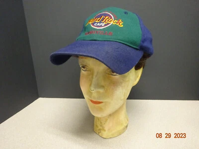 VTG 90s Hard Rock Cafe Block Multicolor Cap Nashville Save The Planet Love All - Image 1 of 4