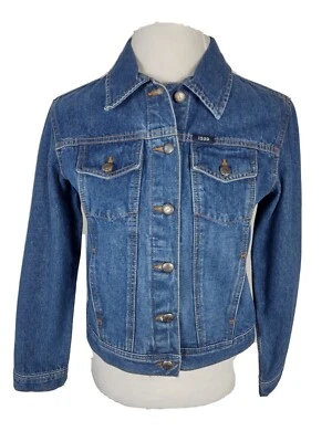 Chaqueta vaquera Izod nueva para mujer talla Ps Ned lavado sin forro B61 Foto 1 de 4