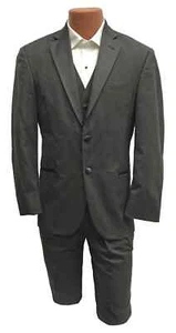 Men's Chocolate Brown Calvin Klein Tuxedo Jacket 36S with 30 Waist Pants - Picture 1 of 5
