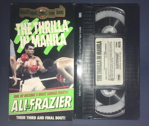 The Thrilla In Manila Ali vs Frazier (VHS, 1990) NBC Sports - Picture 1 of 2