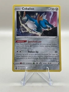 COBALION #126/195 POKEMON Silver Tempest (Rare, NM) ENGLISH - Picture 1 of 4