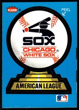 1987 Fleer Team Stickers Los Angeles Dodgers Chicago White Sox #NNO