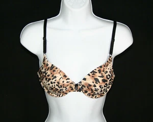 Maidenform 05701 Self Expressions Demi T-Shirt BH 34B Animal Print Gepard - Bild 1 von 4